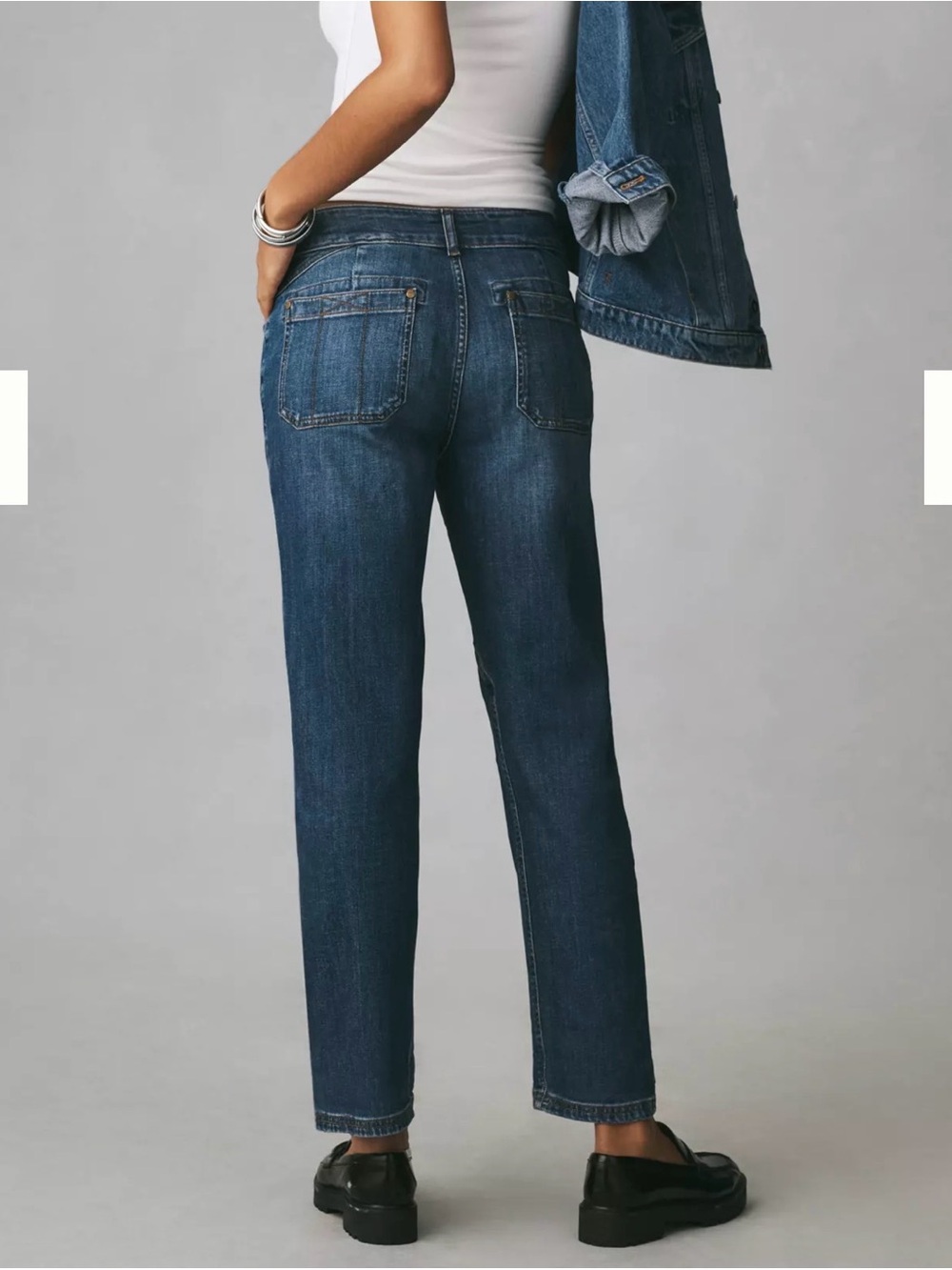 Wanderer Mid-Rise Relaxed Jeans by Pilcro - Picture 2 of 6